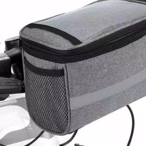 Tas Keranjang Stang Seli Besar Sepeda Lipat Handlebar Bag Mtb Touring