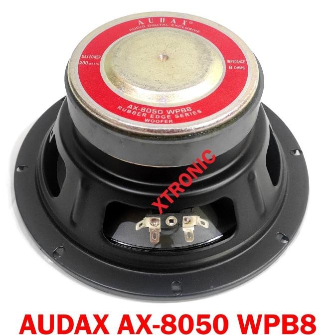 BEBAS ONGKIR - AX-8050 WPB8 Speaker Audax 8inch 8 inch W woofer wofer AX8050 ORI