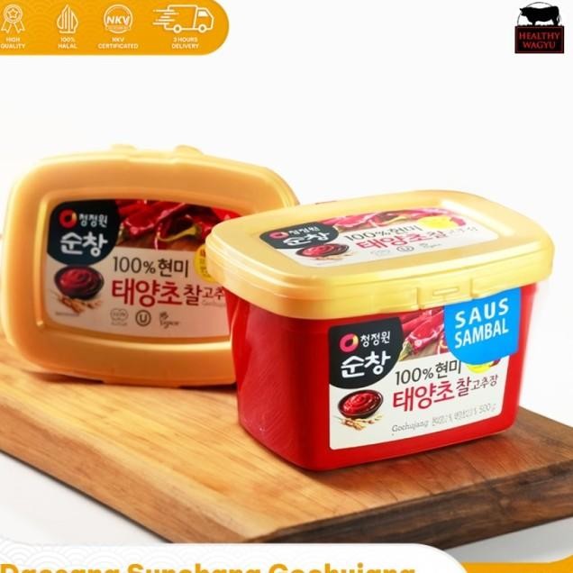 

Daesang Sunchang Gochujang Sambal Pasta Korea Hot Pepper Paste 500Gr