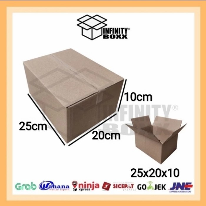 

kotak kardus box packing uk 20x11x11 dan 20x10x8 POLOS SHEET