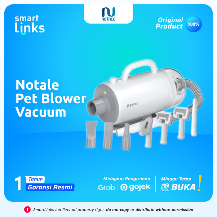 Notale Professional Pet Blower & Grooming Vacuum Anjing Kucing