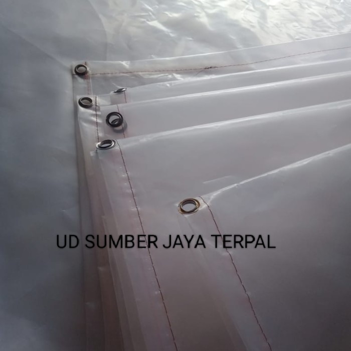 

plastik UV bening transparan ukuran 4x7 meter