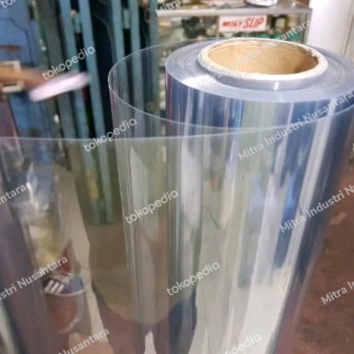 

Plastik PVC Mika Souvenir Kaku 0.3mm / Mika PVC Rigid Bening Rollan