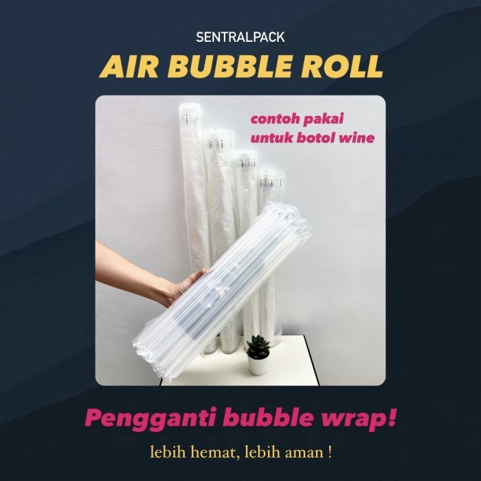 

BUBBLE WRAP AIR BUBBLECOLUMN BAG CUSHION PLASTIK KOLOM UDARA 100METER