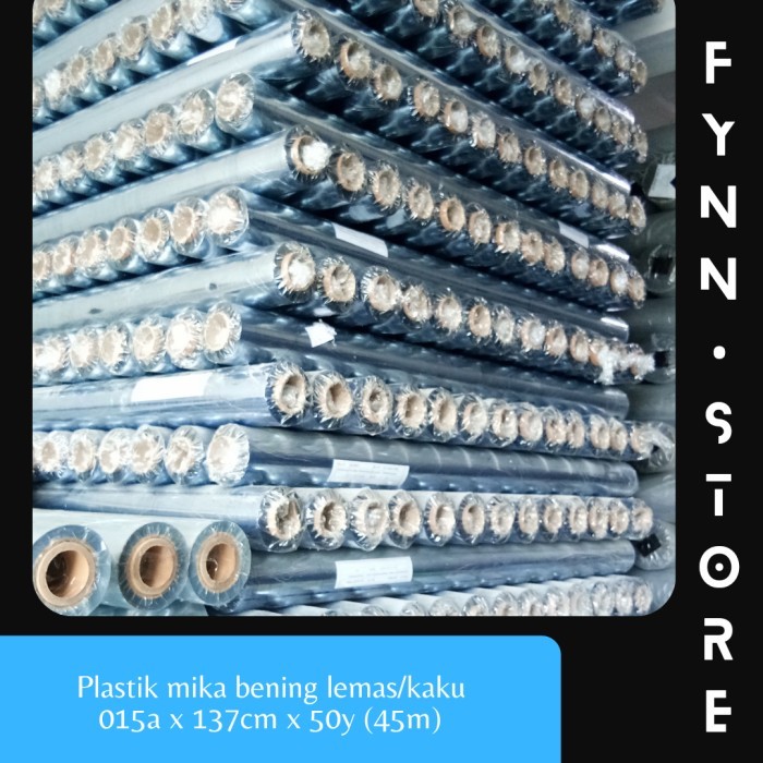 

Plastik mika bening 015a