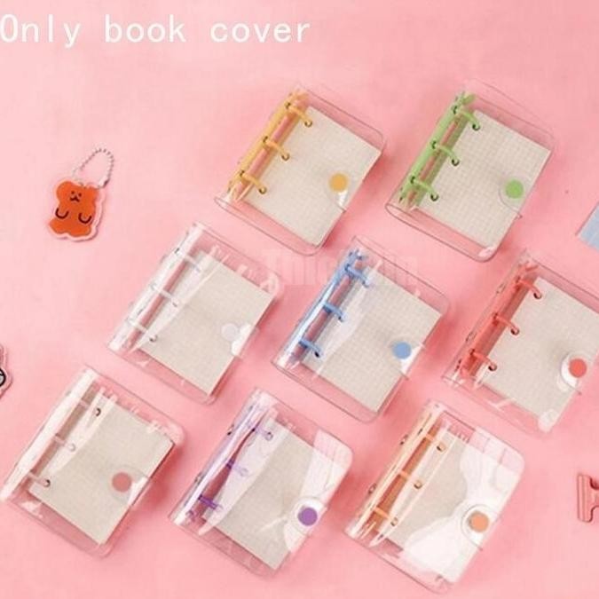 

Sale Book Cover Journaling Pvc / Binder Mini Transparan / Scrapping Book