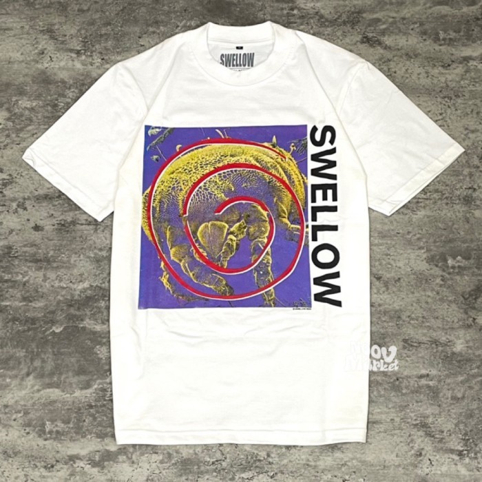 Swellow - Tungau Tshirt - White Diskon