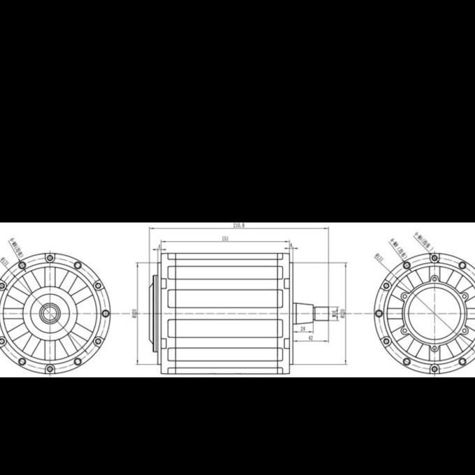 Diskon Mid Motor Qs 2Kw 2000 Watt 72V 120