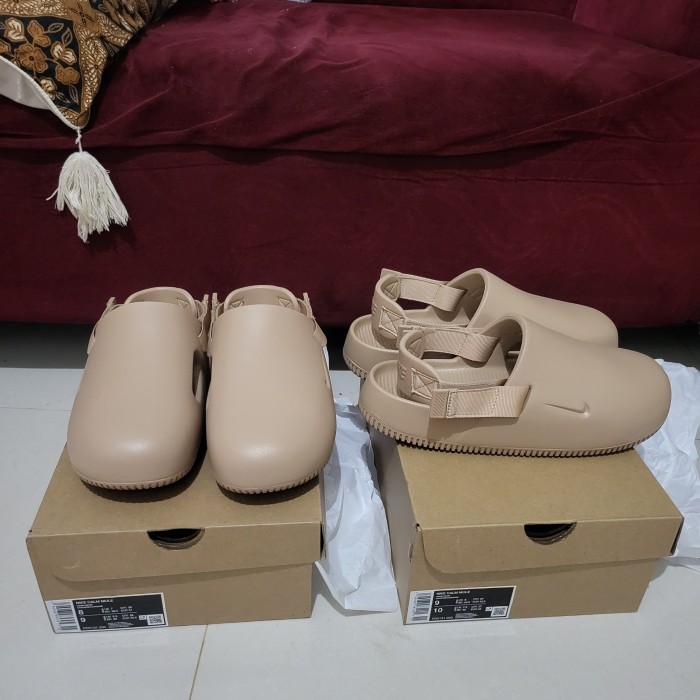 NikeOriginalCalm Mule SandBnibResmiBukanKw2An Promo