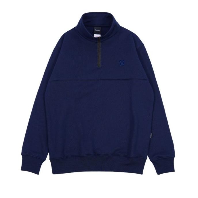 DOBUJACK SWEATER HALFZIP JUDAE NAVY CREWNECK