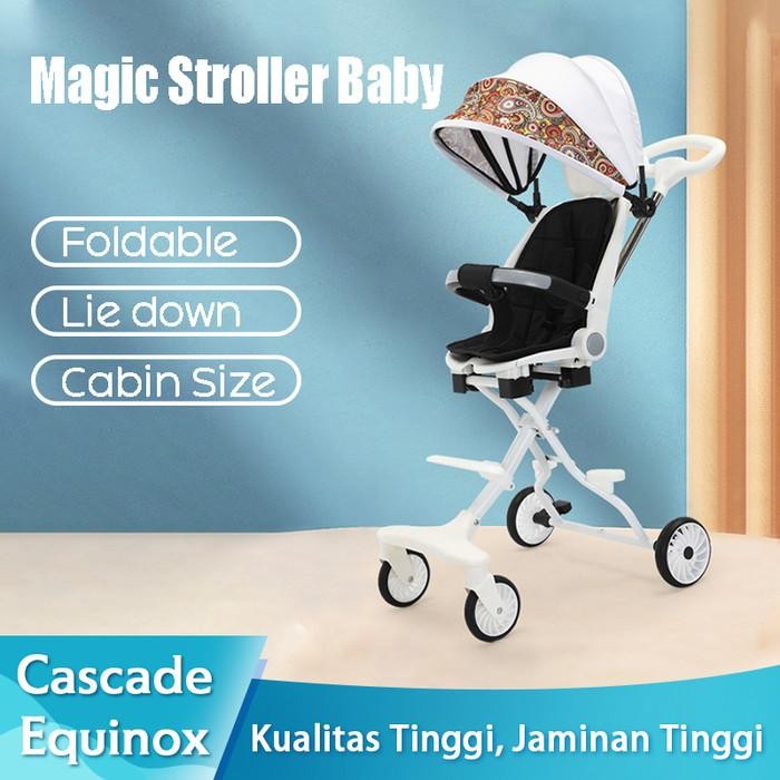 Stroller Bayi Kereta Dorong Balita Lipat Magic Stroller Lipat Travelling