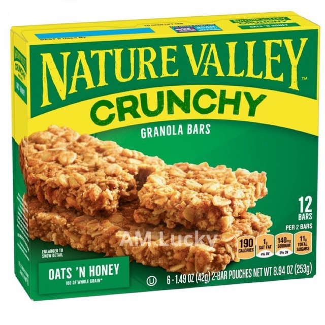 

Nature Valley Crunch Granola Bars Oat's and Honey 253gr Produk USA