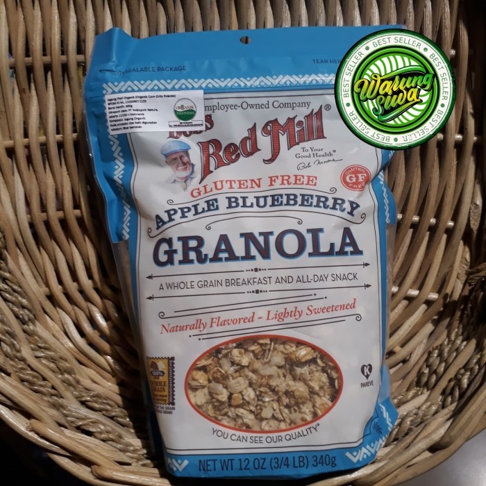 

Bob's red mill gluten free apple blueberry granola 340 gram