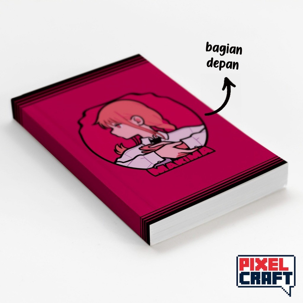 

Pocket Note Anime CHAINSAW MAN x Miyoshi Yoshimi Softcover A6 Motif Makima