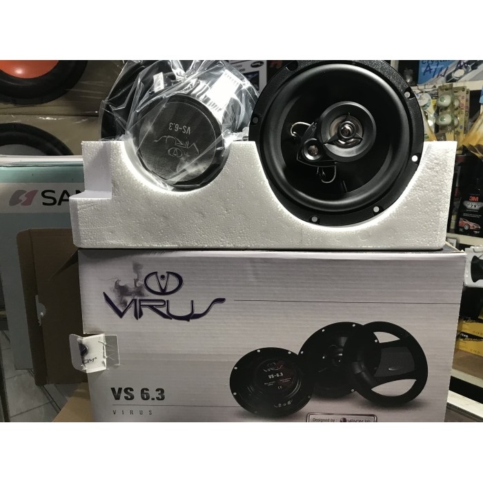 Cuci Gudang Speaker Coaxial Venom Virus Vs 6.3 Speaker Pintu Mobil Venom Virus