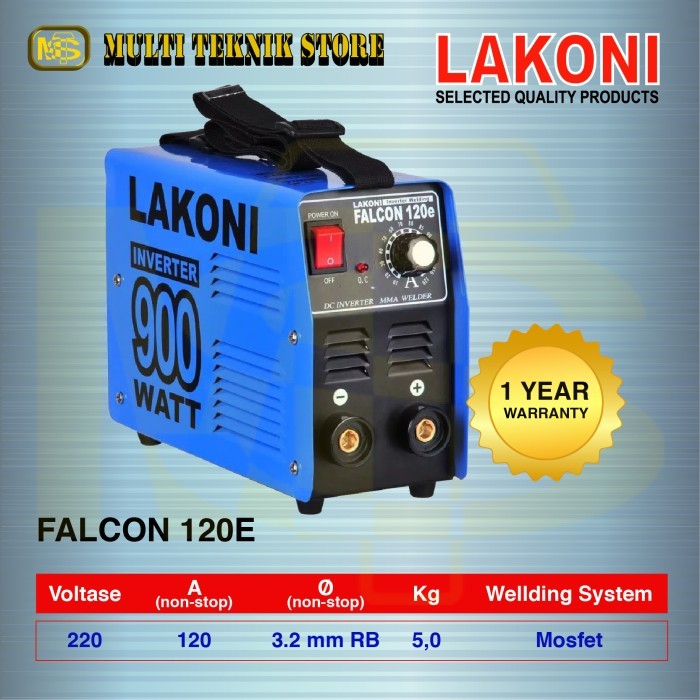 Terlaris Falcon 120E Lakoni Inverter 900Watt Welding Mesin Las Listrik