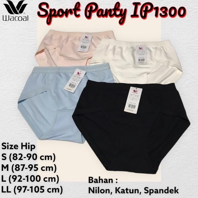 Wacoal Basic Panty Sport Best Seller / Maxi Style Celana Dalam Wanita