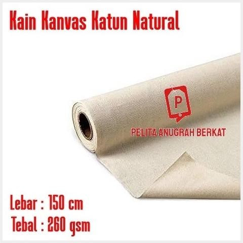 

Kain Kanvas Katun Tebal Roll Meteran / Bahan Tas Canvas Lukis HAM