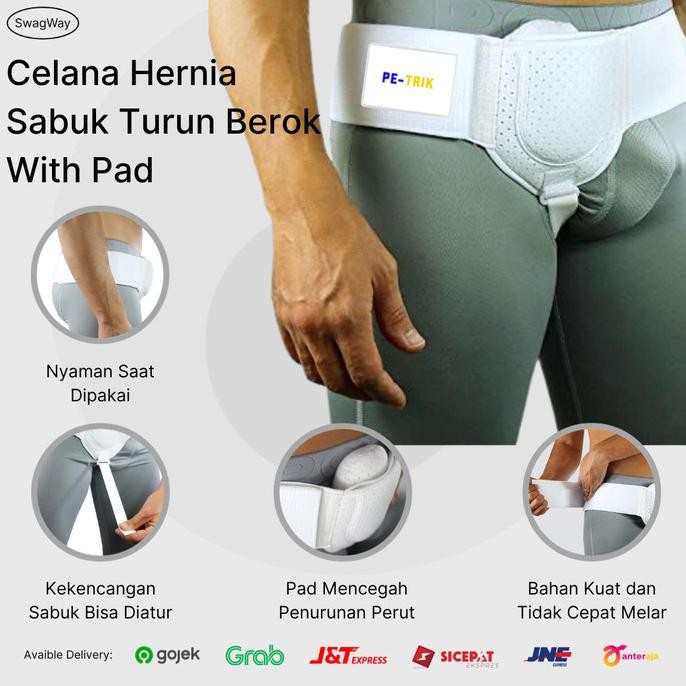 Sabuk Celana Dalam Terapi Hernia Obat Turun Berok Cd Supporter Pants