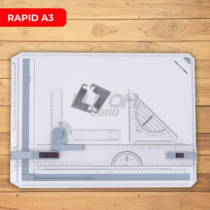 

Rotring drawing board A3 meja gambar A3 - Original Jerman