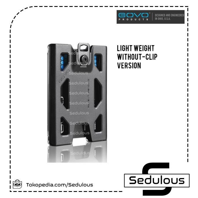 

GoVo Badge ID Card Holder/Wallet Tactical ID card Light Weight No Clip