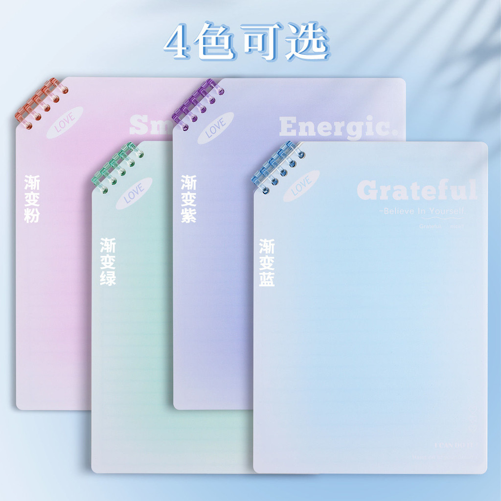 

Buku Koil Dapat Dilepas Notebook Spiral Longgar Catatan Gradien