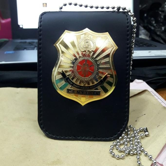 

TERLARIS - Name Tag Holder/Kalung Lencana KTA Penyidik Polri (dompet Dove)