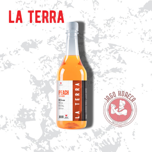 

La Terra Syrup Peach 750ml l Sirup Minuman