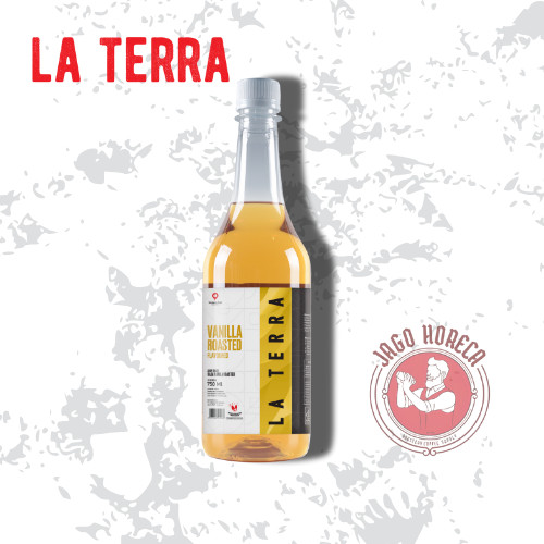 

La Terra Syrup Vanilla Roasted 750ml l Sirup Minuman