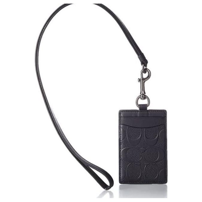 

TERLARIS - ID LANYARD IN SIGNATURE EMBOSSED BLACK