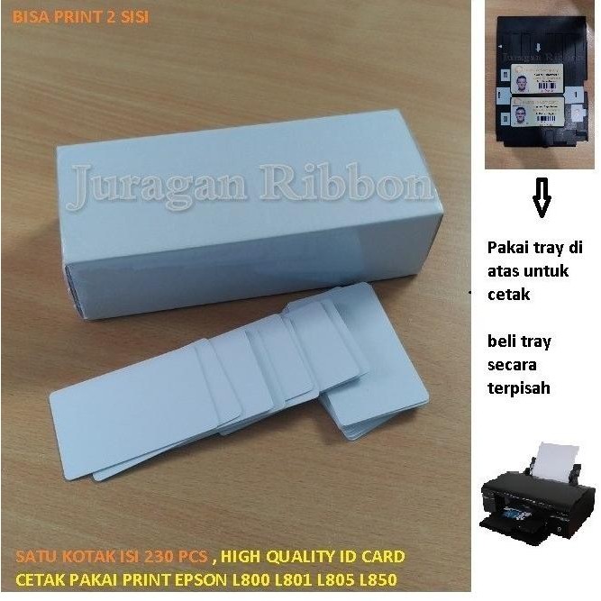 

TERMURAH - inkjet ID Card satu kotak isi 230 pcs grade A