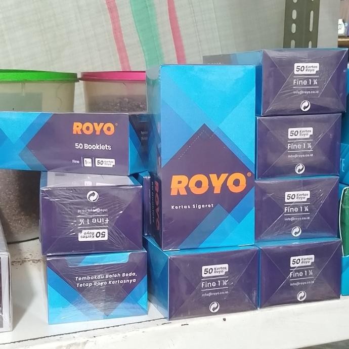 

BEBAS ONGKIR - Paper Kertas Royo Biru 1 1/4 1 box isi 50 pcs