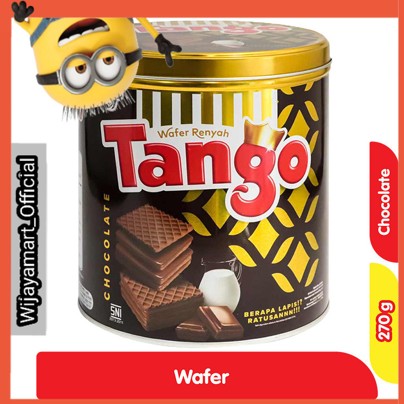 

Tango Wafer Cokelat Kaleng 270 g