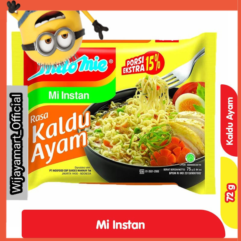 

Indomie Mi Instan Kaldu Ayam 72 g