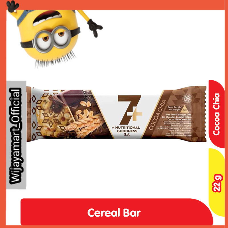 

7+ Bar Sereal Cocoa Chia 22 g