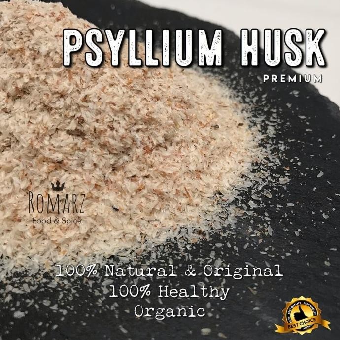 

terbaru psyllium husk organic 100gr | 100% natural psyllium husk high grade