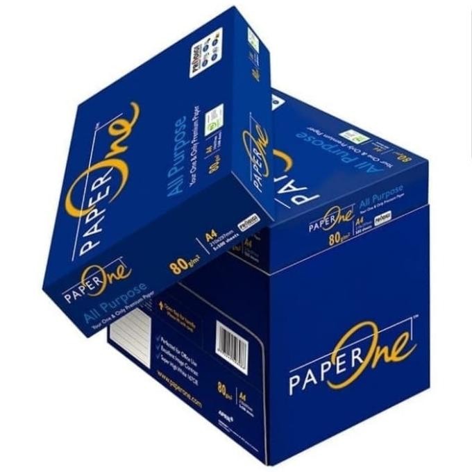 

GOSEND!! KERTAS HVS FOTOCOPY A4 PAPERONE 80 GR MURAH [1 DUS 5 RIM]