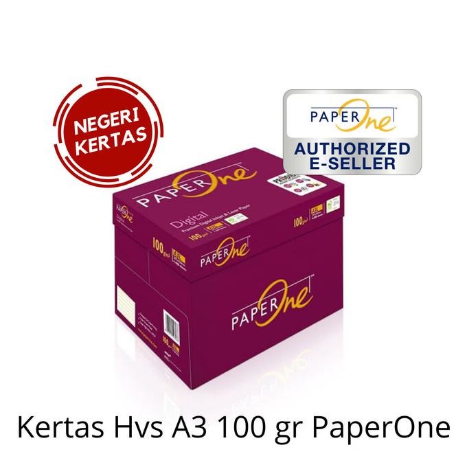 

BEBAS ONGKIR - Kertas HVS A3 100 gr Paperone