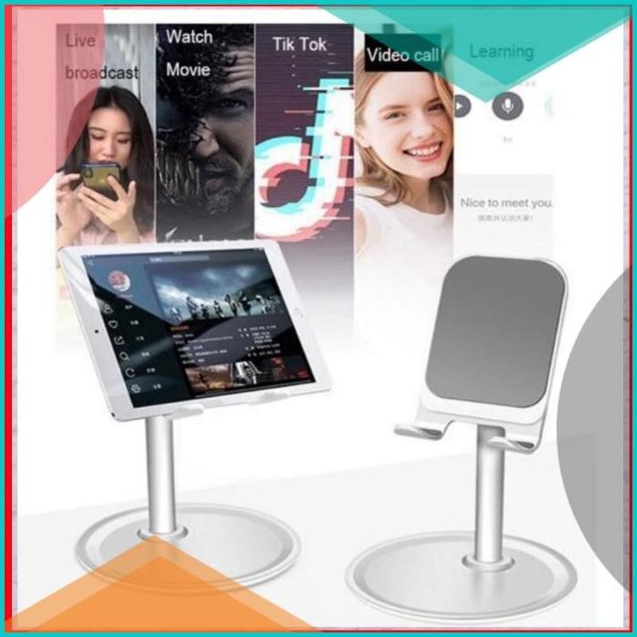 G2 Phone Holder Meja Stand Holder Hp Alumunium Dudukan Folding Deskto