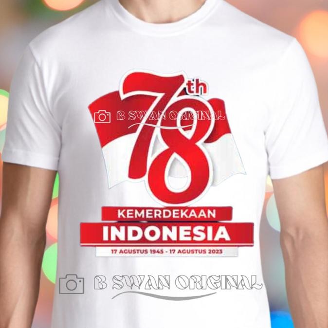 BAJU KAOS PRIA WANITA ANAK ANAK HUT RI KE 77 DIRGAHAYU KEMERDEKAAN RI