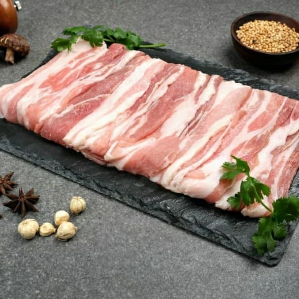 

Sam Can/Pork Belly Slice 2Mm (Samgyeopsal Korean Bbq)
