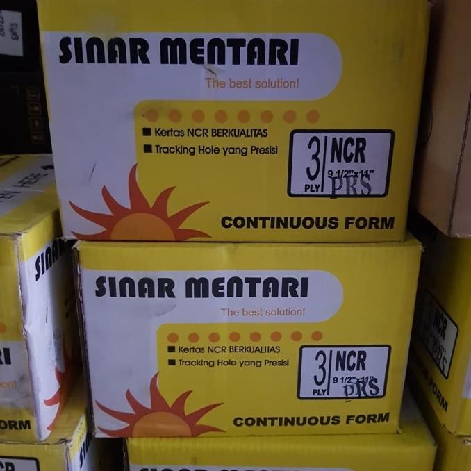 

TERBARU - KERTAS NCR MENTARI 3PLY 1/2 / CONTINUOUS FORM