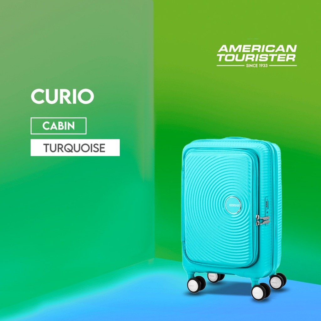 American Tourister Curio Koper Cabin 20 inch – Turquoise