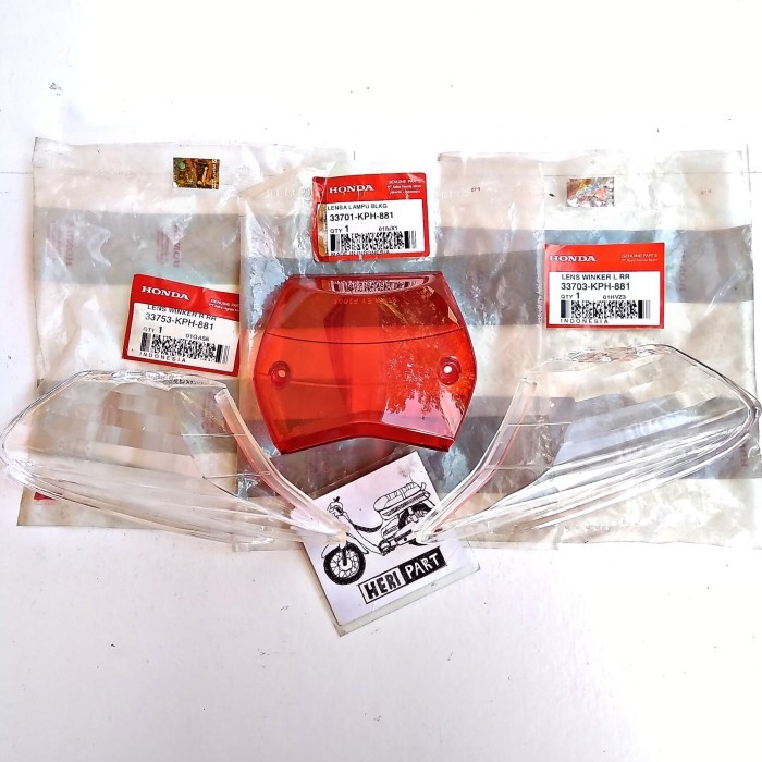 MIKA KACA LAMPU STOP BELAKANG HONDA KARISMA ORIGINALAHM