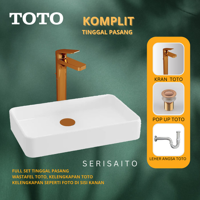 WASTAFEL TOTO LW952 / WASHTAFEL KOTAK MINIMALIS