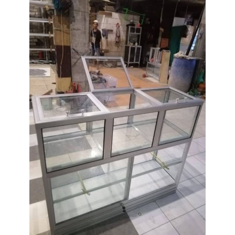 Etalase Beras | Etalase Warung Sembako | Etalase Jualan Beras | Etalase dagangan Jajan Minuman | Lem
