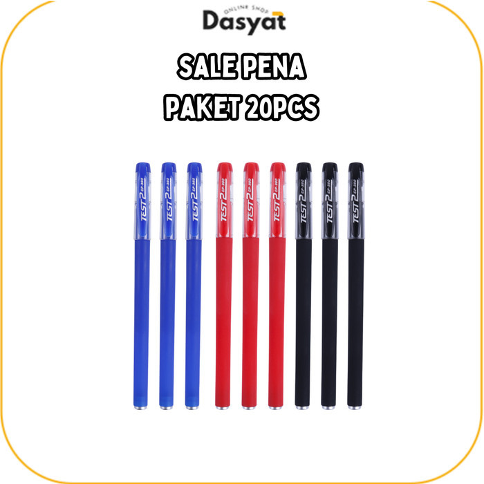 

Terbaru Sale Pena 20 pcs TST Alat Tulis Pulpen Perlengkapan Sekolah Warna Warni Ujung Lancip Kantor