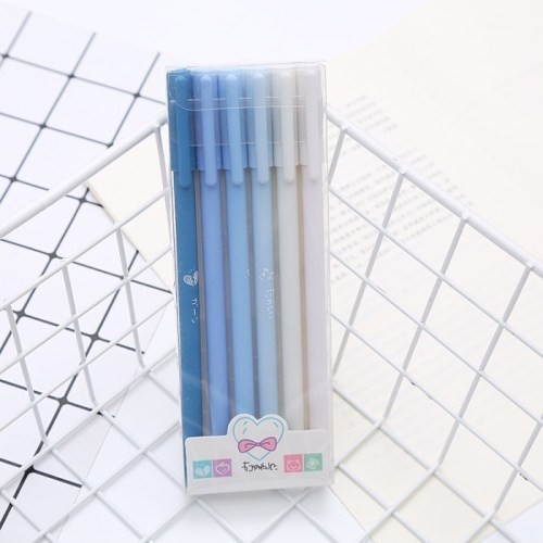 

Terbaru NEW Pulpen Gel Mekanik Pena Pen Set Warna Warni Alat Tulis Sekolah Kantor - Gradasi Biru