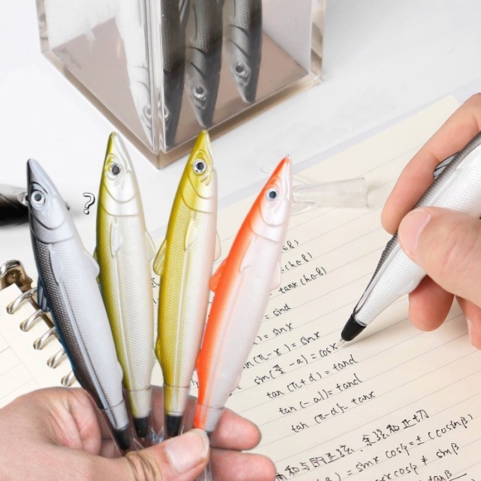 

Terbaru Pulpen Bola Ikan Kartun Kreatif 0.5mm Tinta Hitam Pena Tulisan Kantor 100% ori