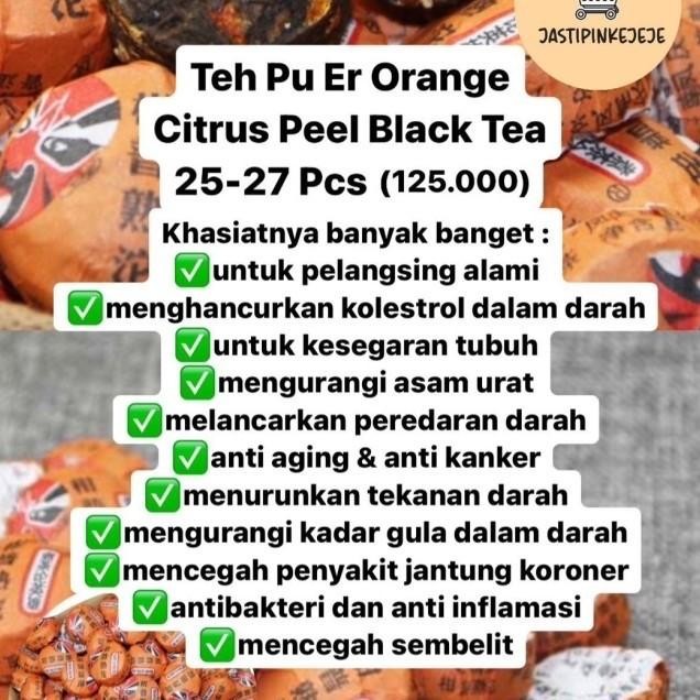 

Orange Citrus Pu Er Tea Cheng Woh Teh Ala Isi 20-27Pcs